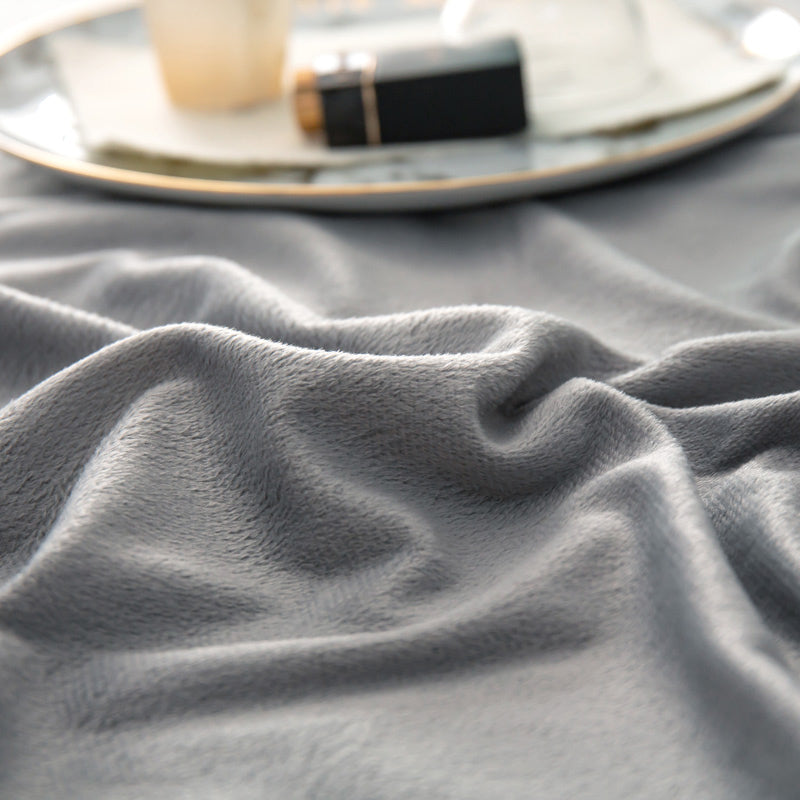 Modern Bed Sheet Set Winter Solid Color Fitted Sheet for Bedroom