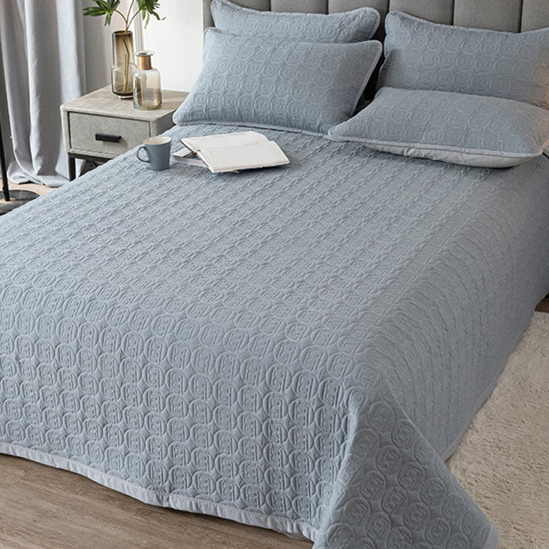 Solid Color Bed Sheet Set Cotton Modern Fitted Sheet for Bedroom