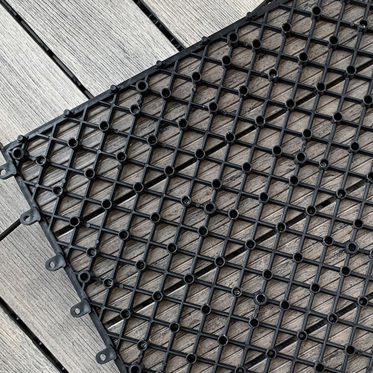 Composite Deck Flooring Tiles Interlocking Deck Flooring Tiles with Scratch Resistant