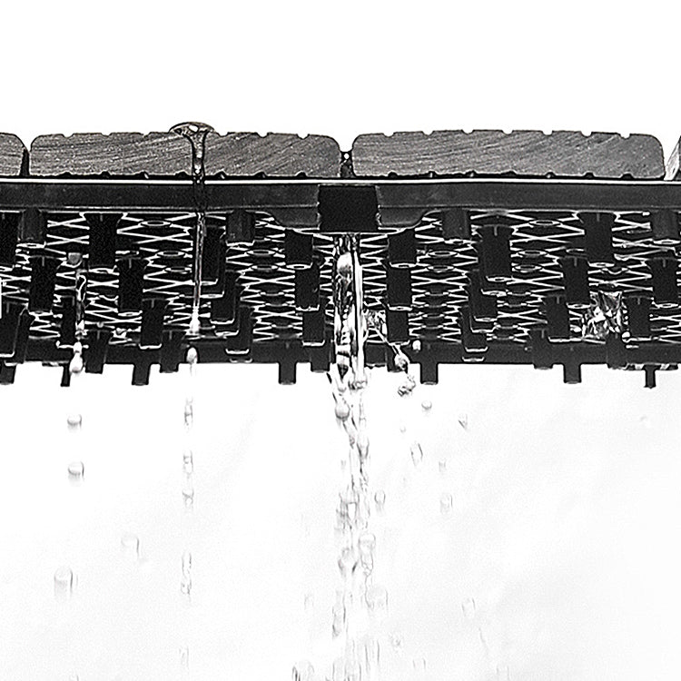 Composite Deck Flooring Tiles Interlocking Deck Flooring Tiles with Scratch Resistant