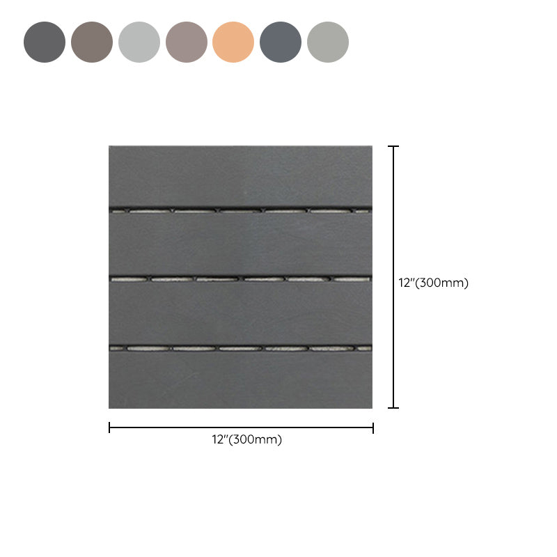 Composite Deck Flooring Tiles Interlocking Deck Flooring Tiles with Scratch Resistant