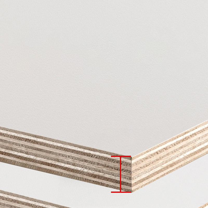 Modern Solid Color Kid's Wardrobe Wooden White Hanging Clothes Rack