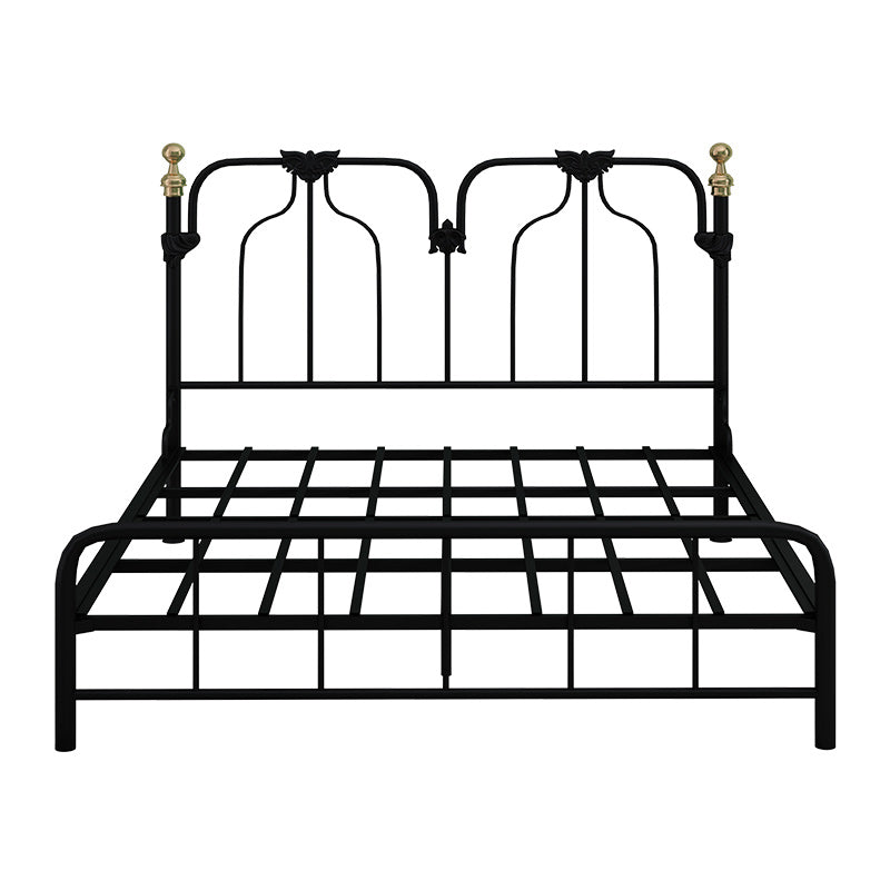 Metal Scandinavian Tall Clearance Bed Open Frame Headboard Panel Bed