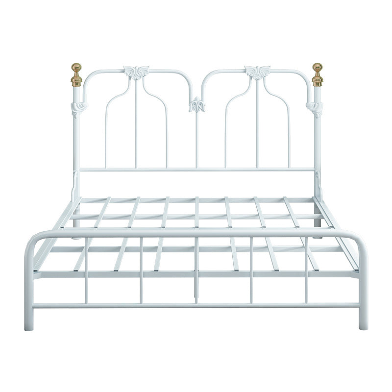 Metal Scandinavian Tall Clearance Bed Open Frame Headboard Panel Bed