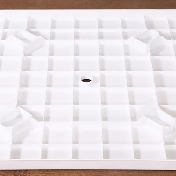 Modern Geometric Courtyard Table Plastic Waterproof Outdoor Table