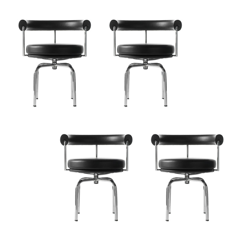 Modern Arm Dining Chair Upholstered Open Back Dining Chair for Dining Room