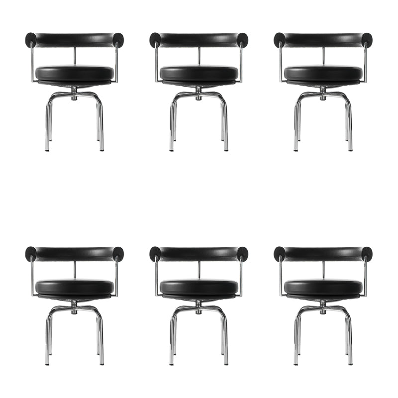 Modern Arm Dining Chair Upholstered Open Back Dining Chair for Dining Room