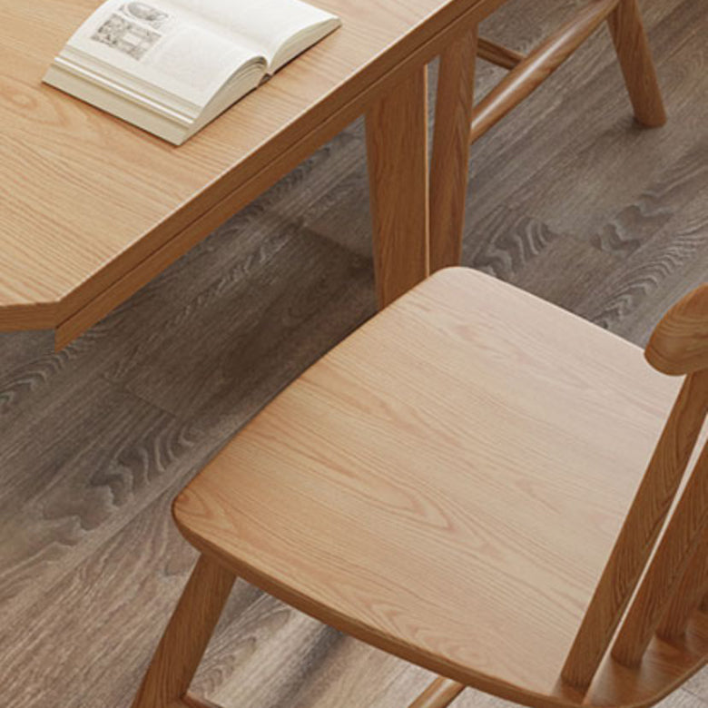 Modern 1/3/5 Pieces Furniture Solid Wood Dining Set in Natural