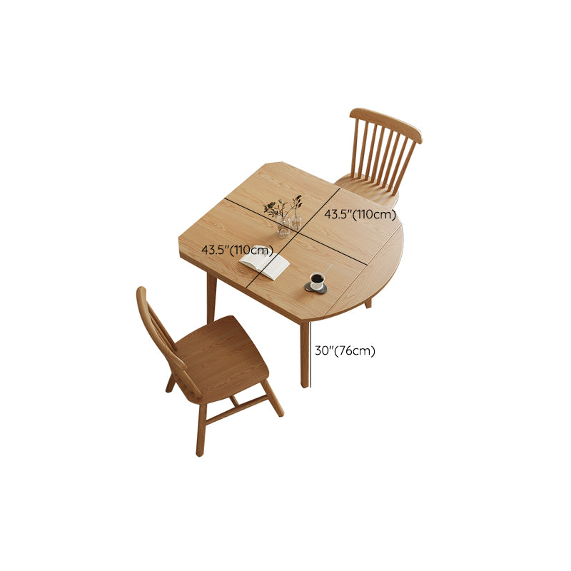 Modern 1/3/5 Pieces Furniture Solid Wood Dining Set in Natural