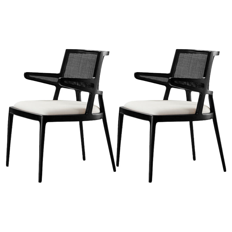 Contemporary Style Chair Wood Open Back Dining Room Chair for Dining Room