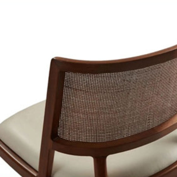 Contemporary Style Chair Wood Open Back Dining Room Chair for Dining Room