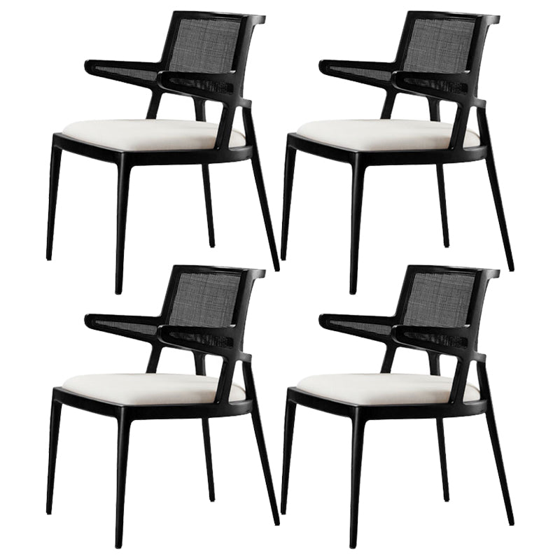 Contemporary Style Chair Wood Open Back Dining Room Chair for Dining Room