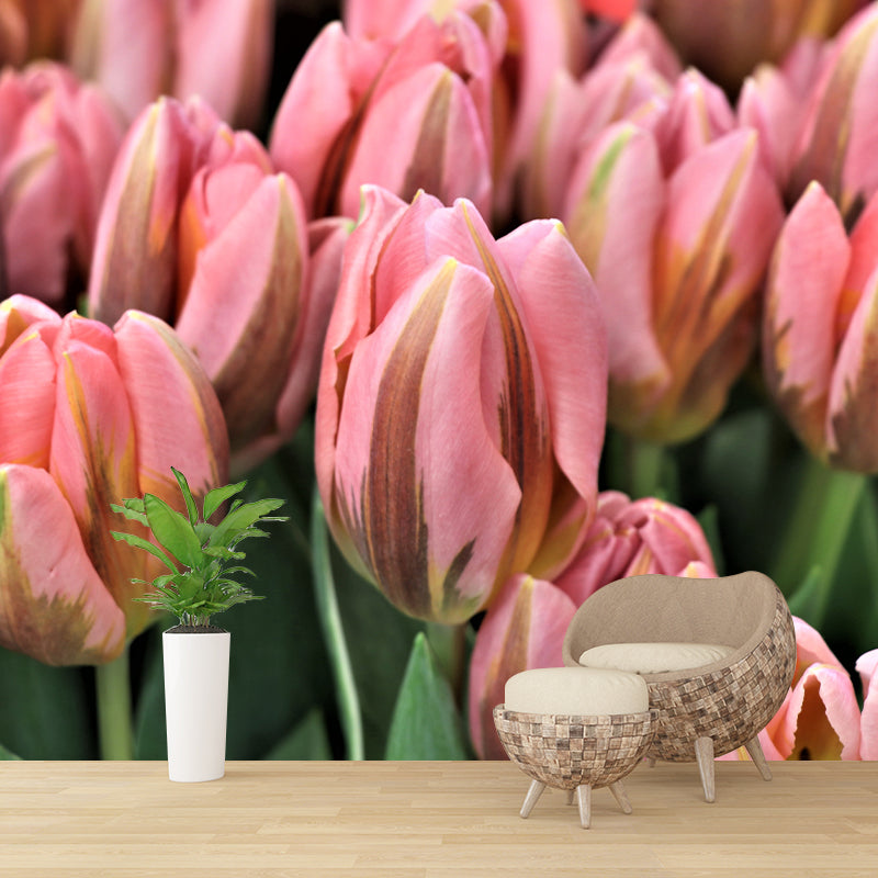 Flower Photography Mural Wallpaper Environment Friendly Indoor Wall Mural