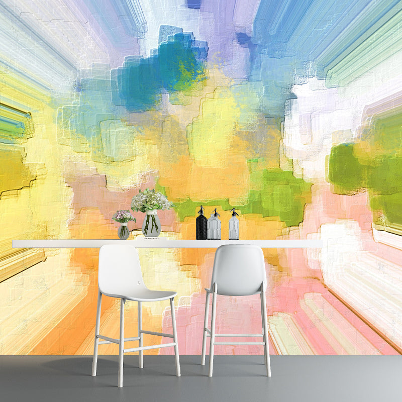 Illustration Environmental Wall Mural Wallpaper Abstract Watercolor Living Room Wall Mural