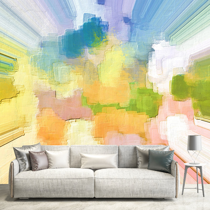 Illustration Environmental Wall Mural Wallpaper Abstract Watercolor Living Room Wall Mural