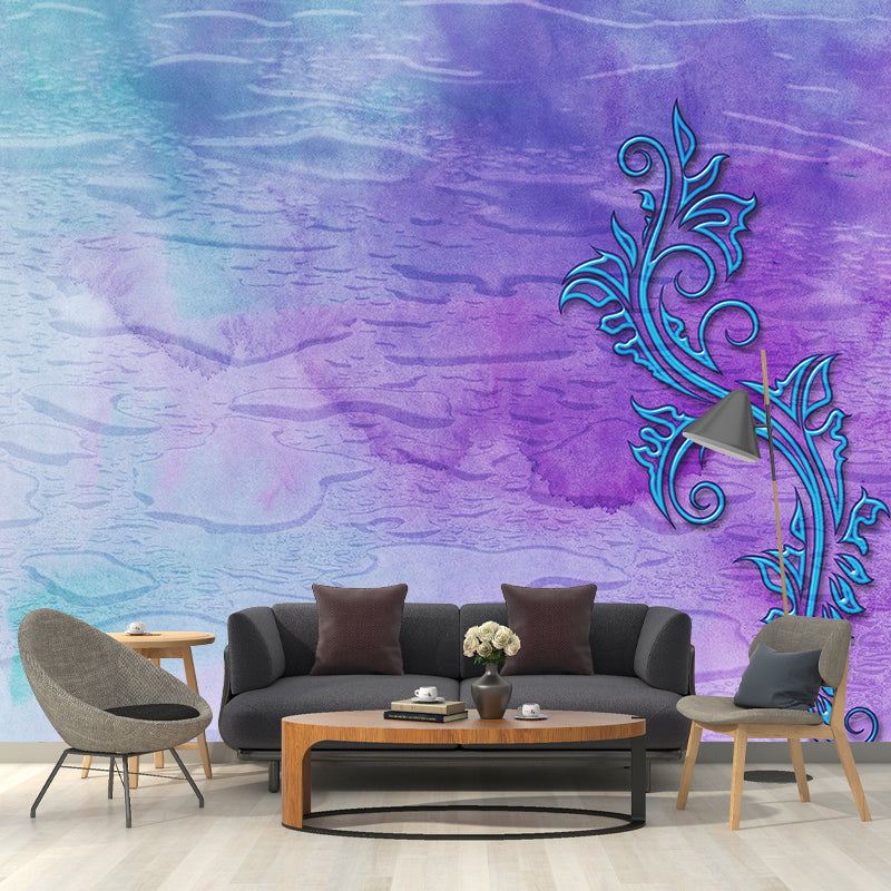 Illustration Environmental Wall Mural Wallpaper Abstract Watercolor Living Room Wall Mural