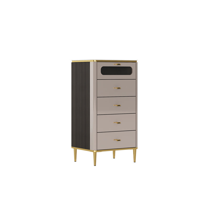 Classic Glam Dresser Stone Storage Chest Dresser with Drawers