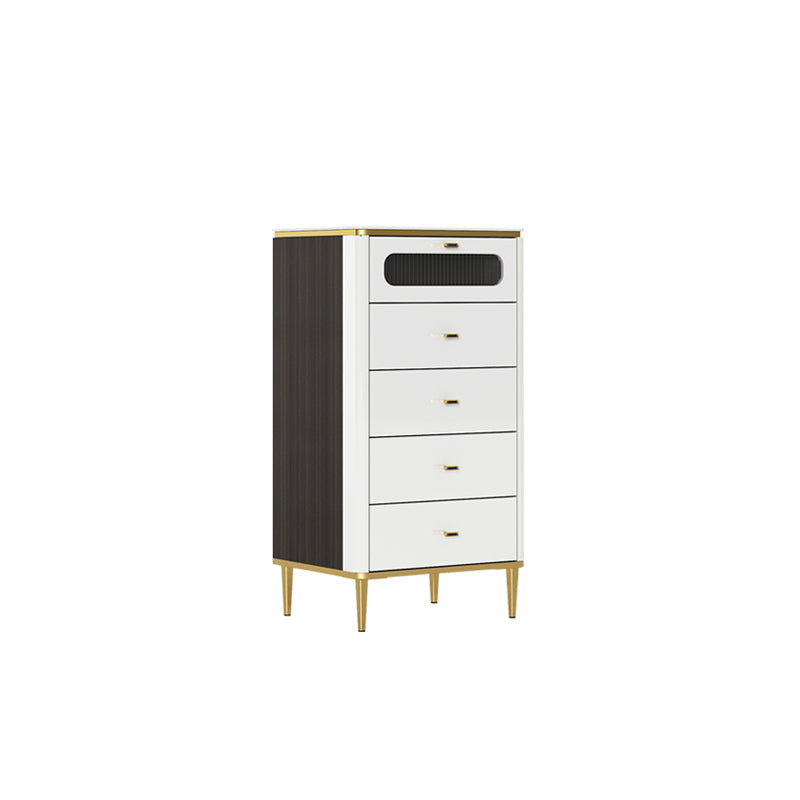 Classic Glam Dresser Stone Storage Chest Dresser with Drawers