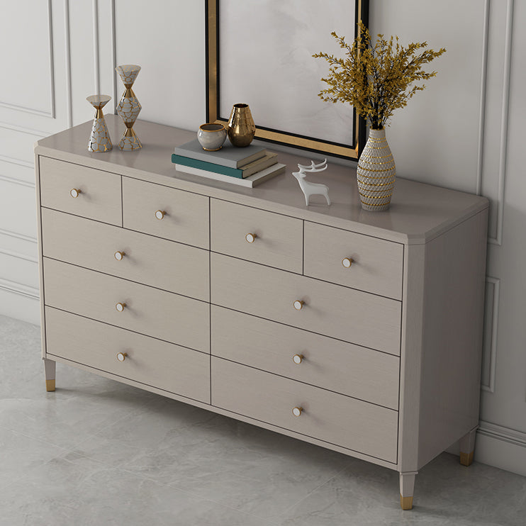 Classic Glam Chest Wooden Storage Chest Dresser with Drawers