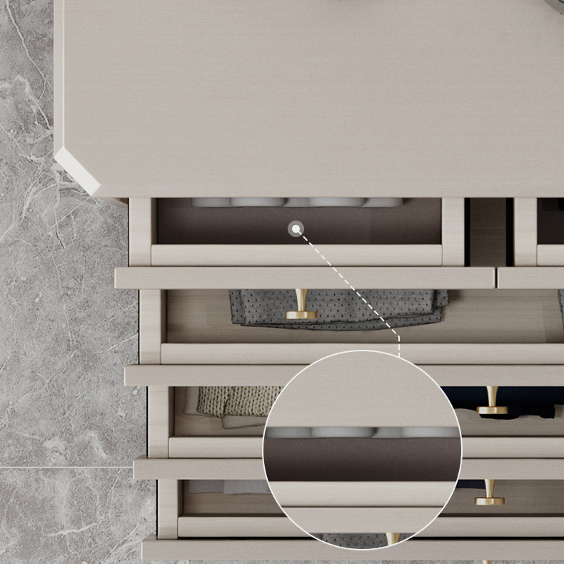 Classic Glam Chest Wooden Storage Chest Dresser with Drawers