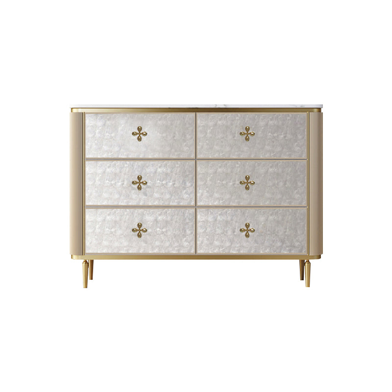 Modern Storage Chest Gold Storage Chest Dresser with Drawers