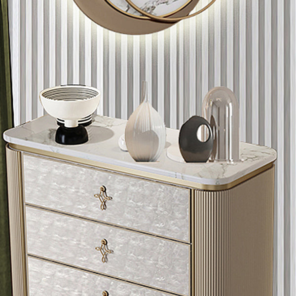 Modern Storage Chest Gold Storage Chest Dresser with Drawers