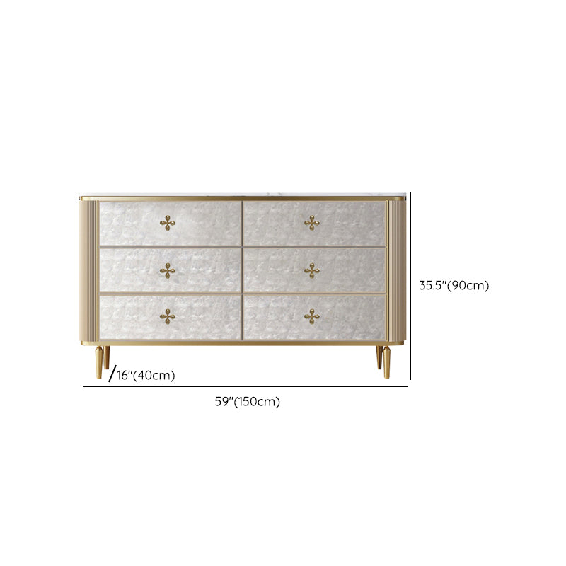 Modern Storage Chest Gold Storage Chest Dresser with Drawers
