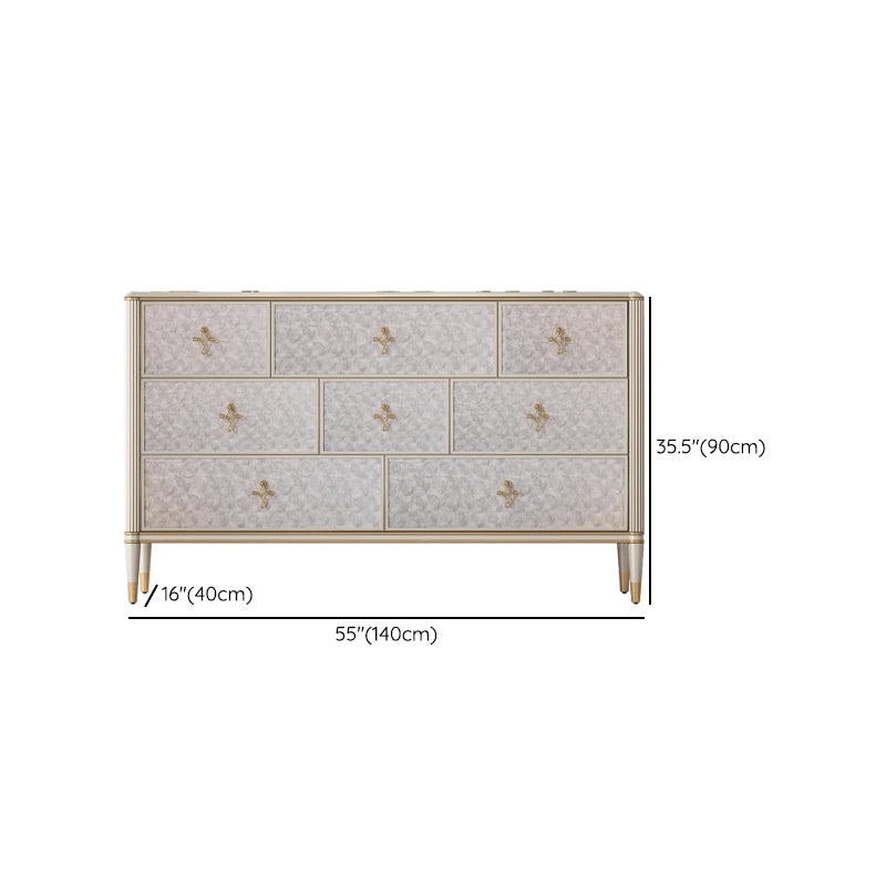 Modern Storage Chest Gold Storage Chest Dresser with Drawers