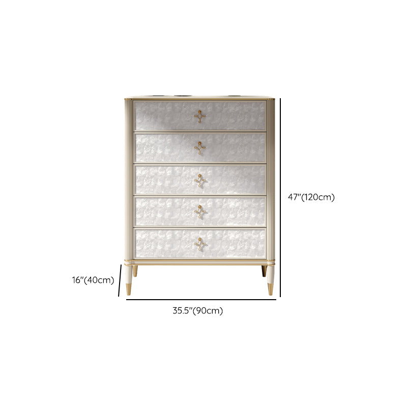 Modern Storage Chest Gold Storage Chest Dresser with Drawers