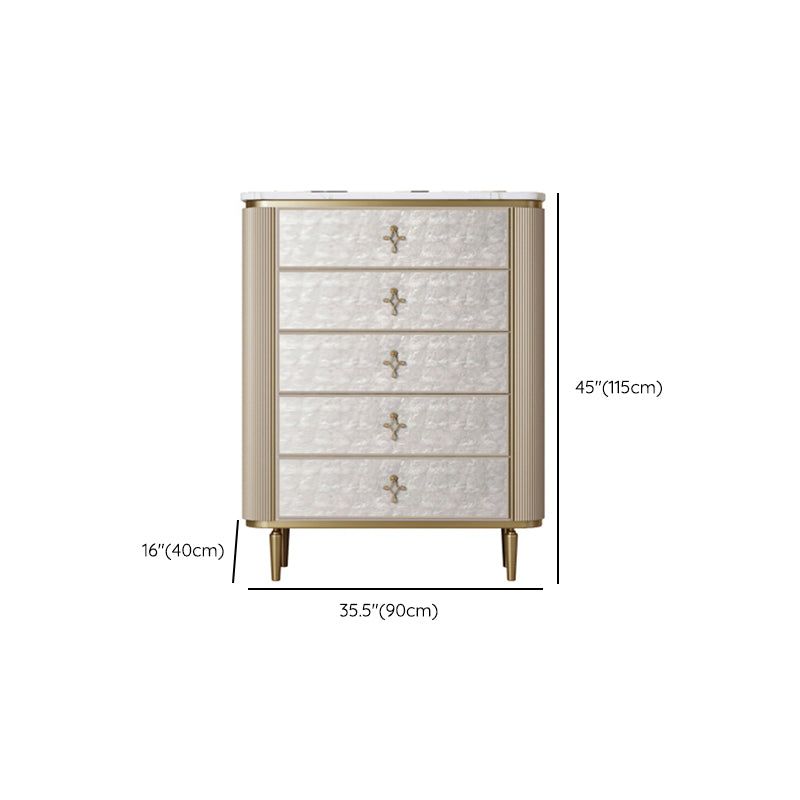 Modern Storage Chest Gold Storage Chest Dresser with Drawers