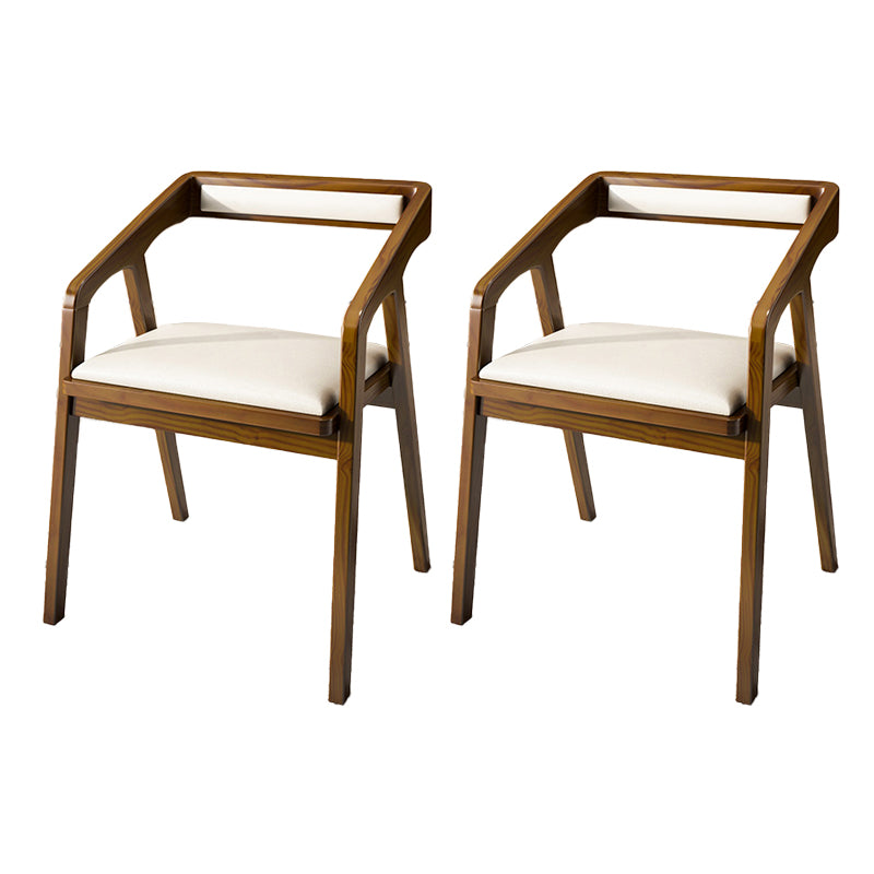 Contemporary Style Chair Wood Dining Accent Chair for Kitchen