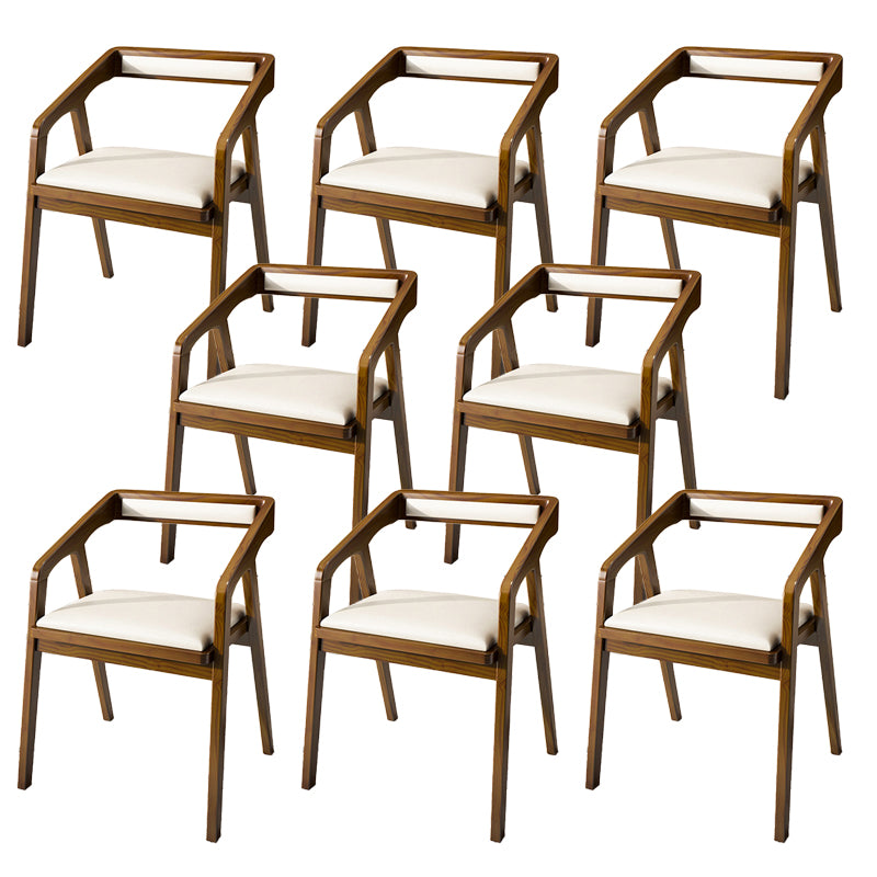 Contemporary Style Chair Wood Dining Accent Chair for Kitchen