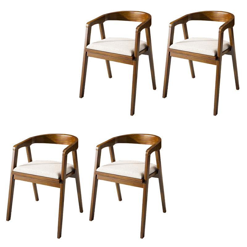 Contemporary Style Chair Wood Dining Accent Chair for Kitchen