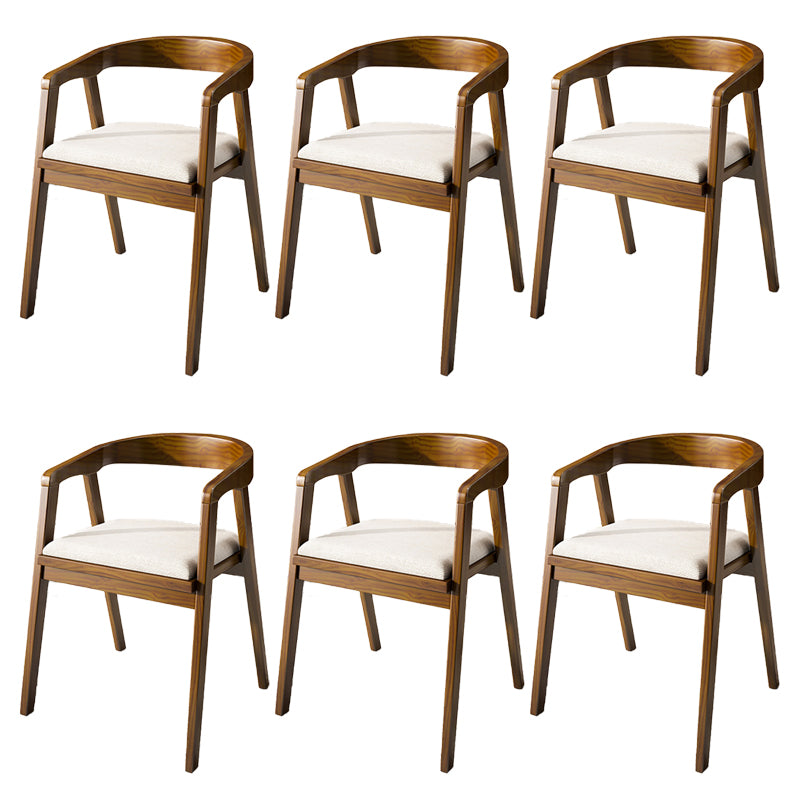 Contemporary Style Chair Wood Dining Accent Chair for Kitchen