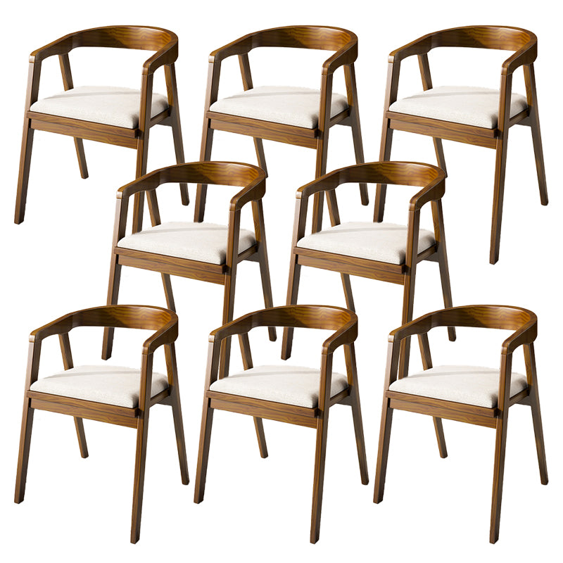 Contemporary Style Chair Wood Dining Accent Chair for Kitchen