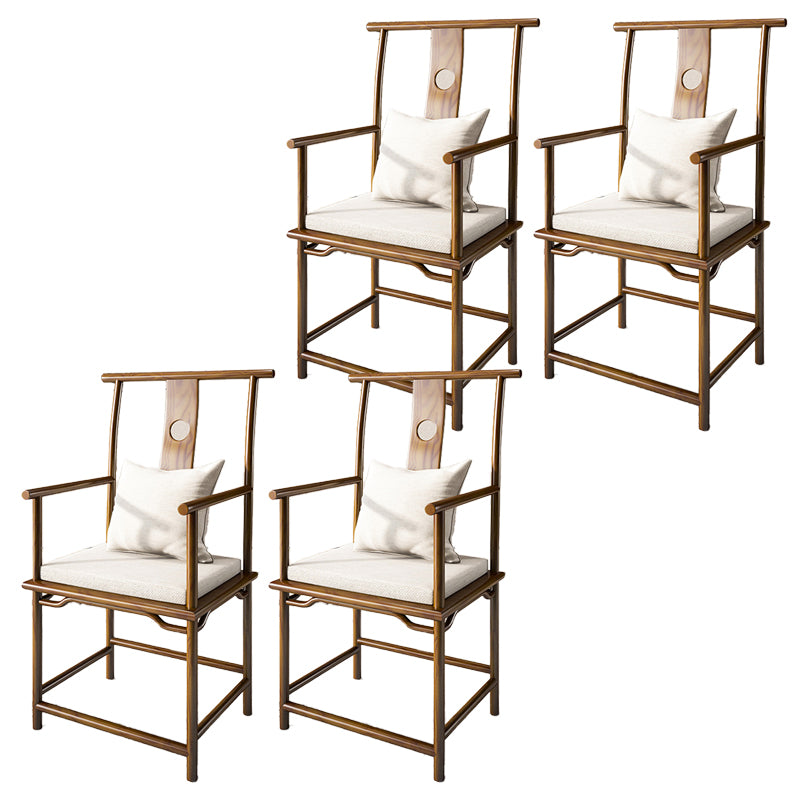 Contemporary Style Chair Wood Dining Accent Chair for Kitchen