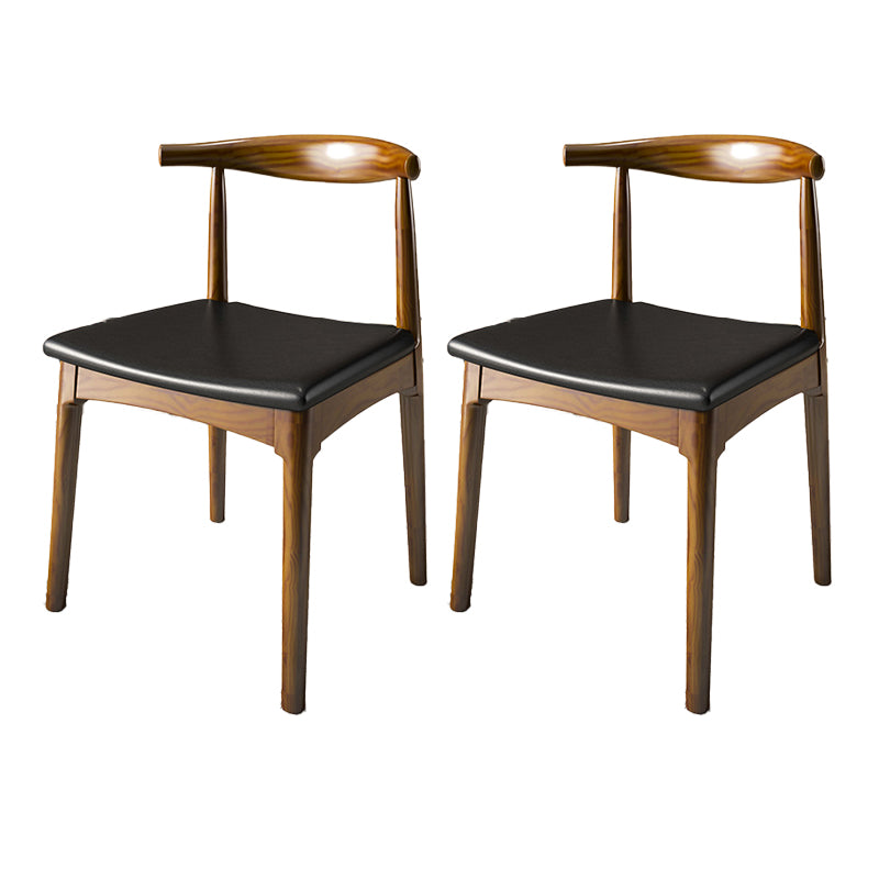 Contemporary Style Chair Wood Dining Accent Chair for Kitchen