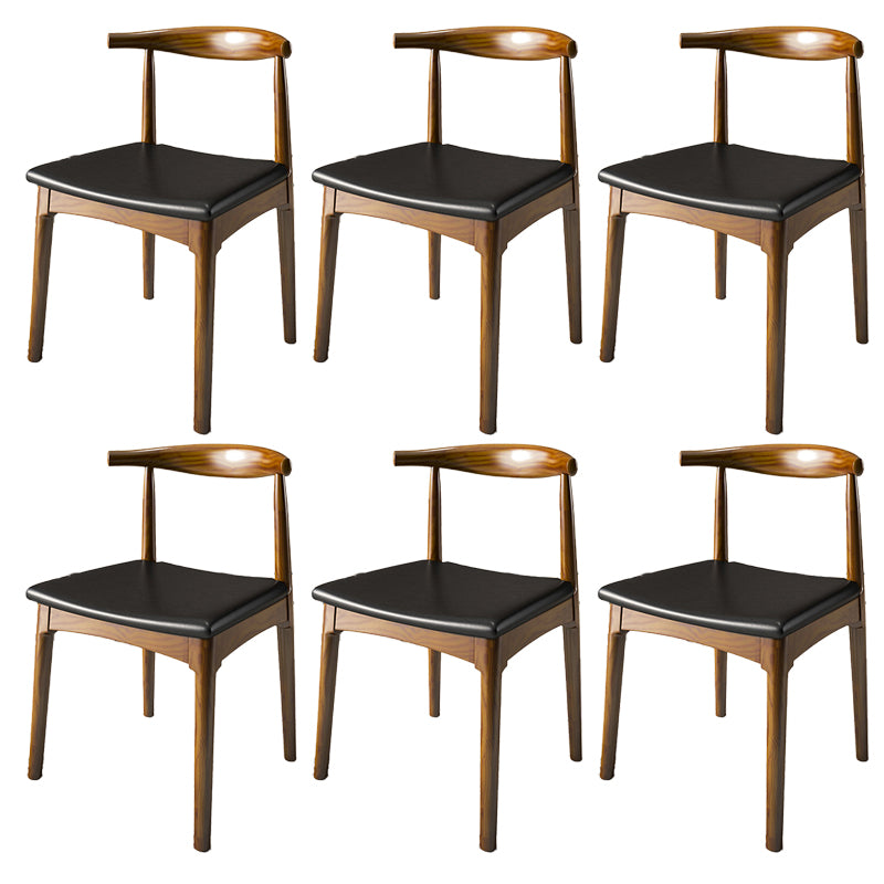Contemporary Style Chair Wood Dining Accent Chair for Kitchen