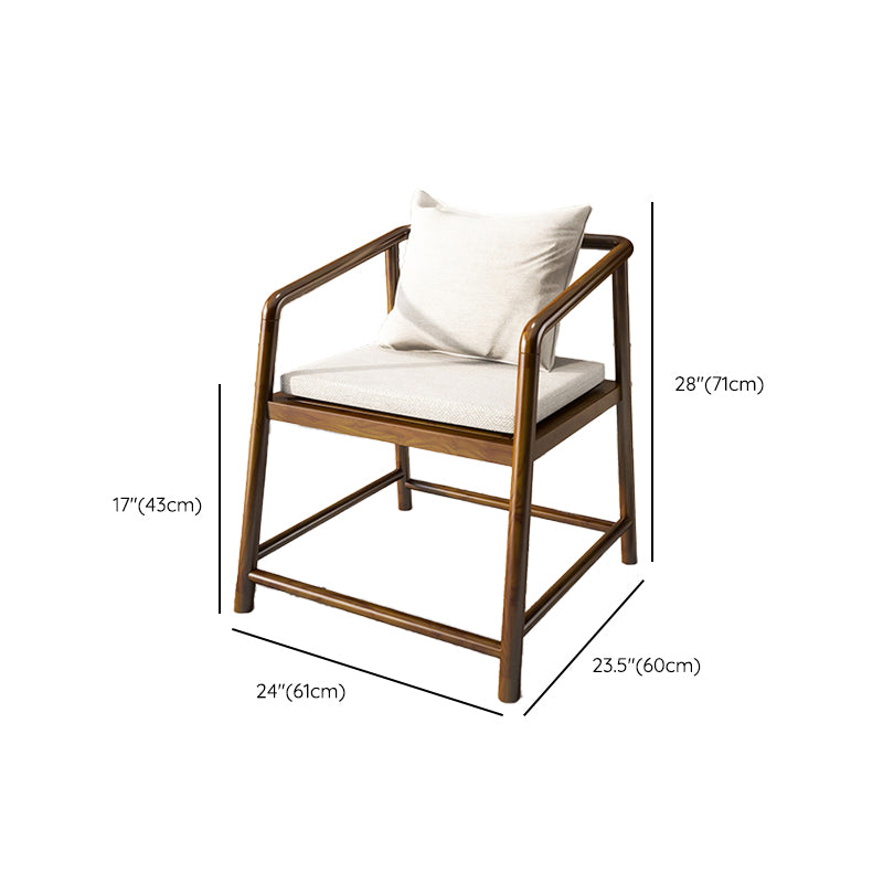 Contemporary Style Chair Wood Dining Accent Chair for Kitchen