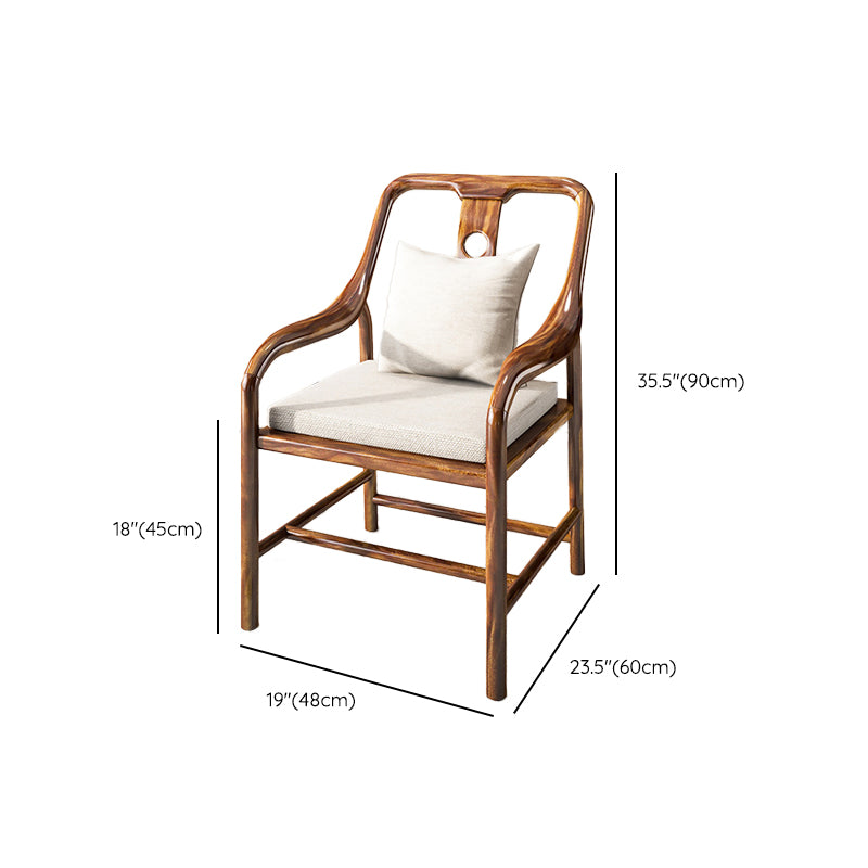 Contemporary Style Chair Wood Dining Accent Chair for Kitchen