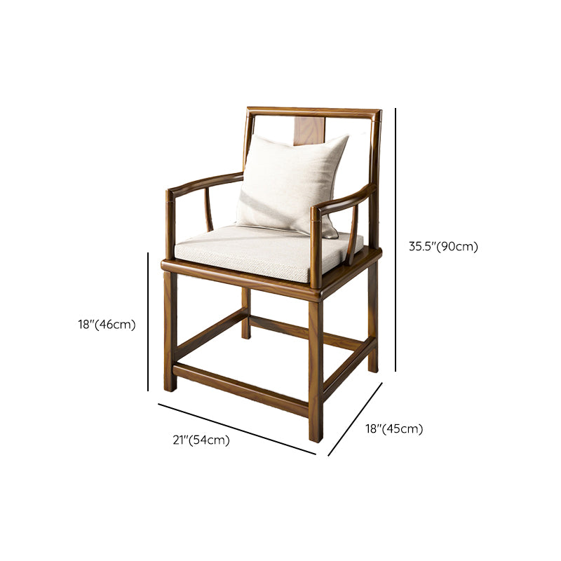 Contemporary Style Chair Wood Dining Accent Chair for Kitchen