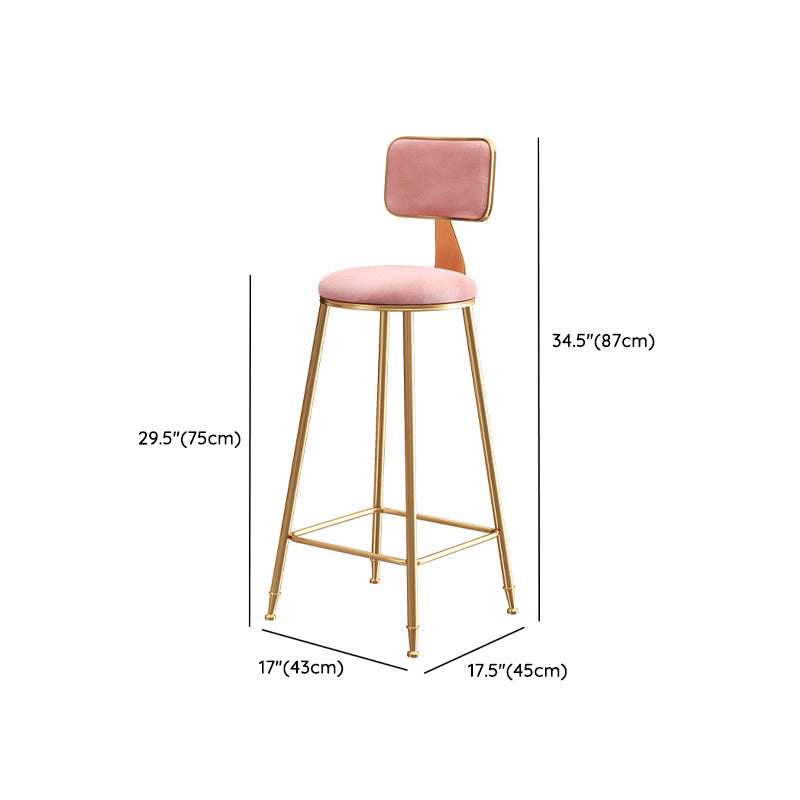 1/3 Pieces Glam Gold Granite Top Metal Frame Indoor Bar Table Set