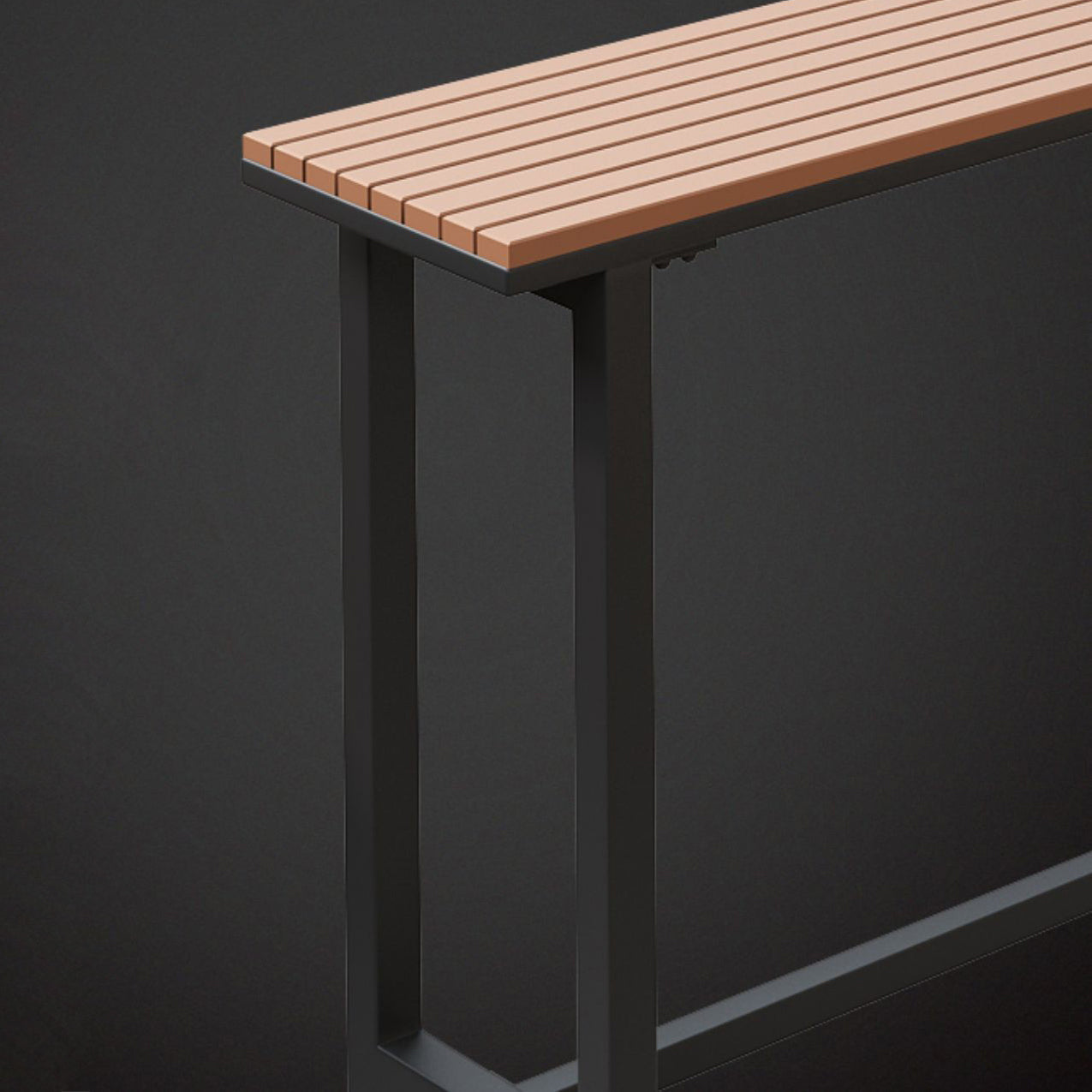 Industrial Bar Height Pub Table Rectangle Pub Height Dining Table