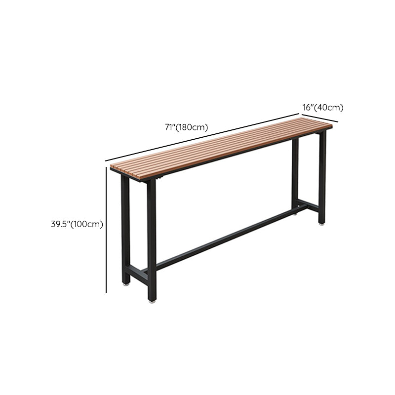 Industrial Bar Height Pub Table Rectangle Pub Height Dining Table