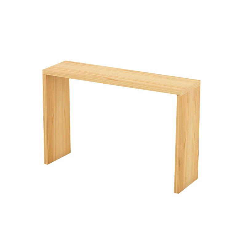 Modern Bar Dining Table Rectangle Wooden Frame Bar Table for Kitchen