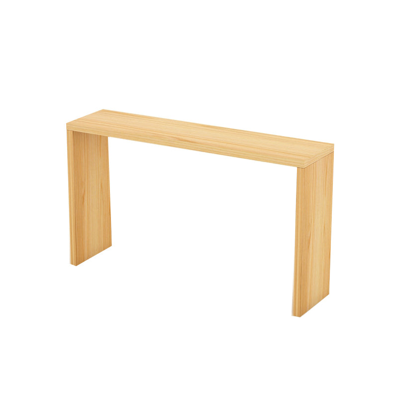 Modern Bar Dining Table Rectangle Wooden Frame Bar Table for Kitchen