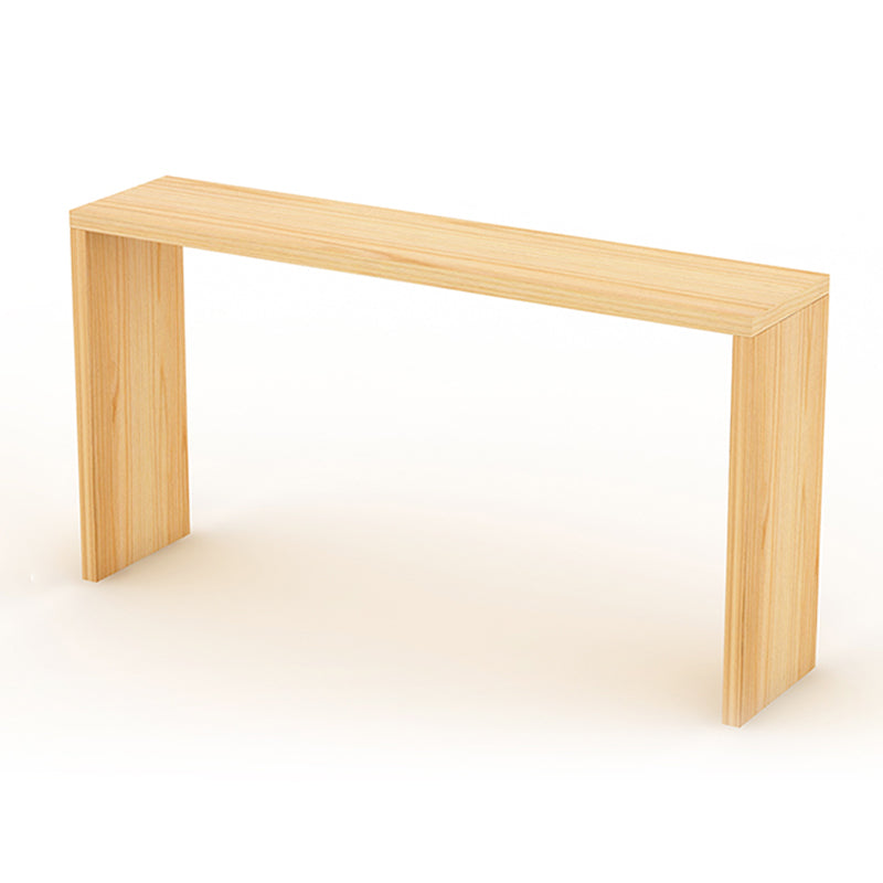 Modern Bar Dining Table Rectangle Wooden Frame Bar Table for Kitchen