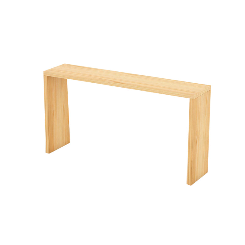 Modern Bar Dining Table Rectangle Wooden Frame Bar Table for Kitchen