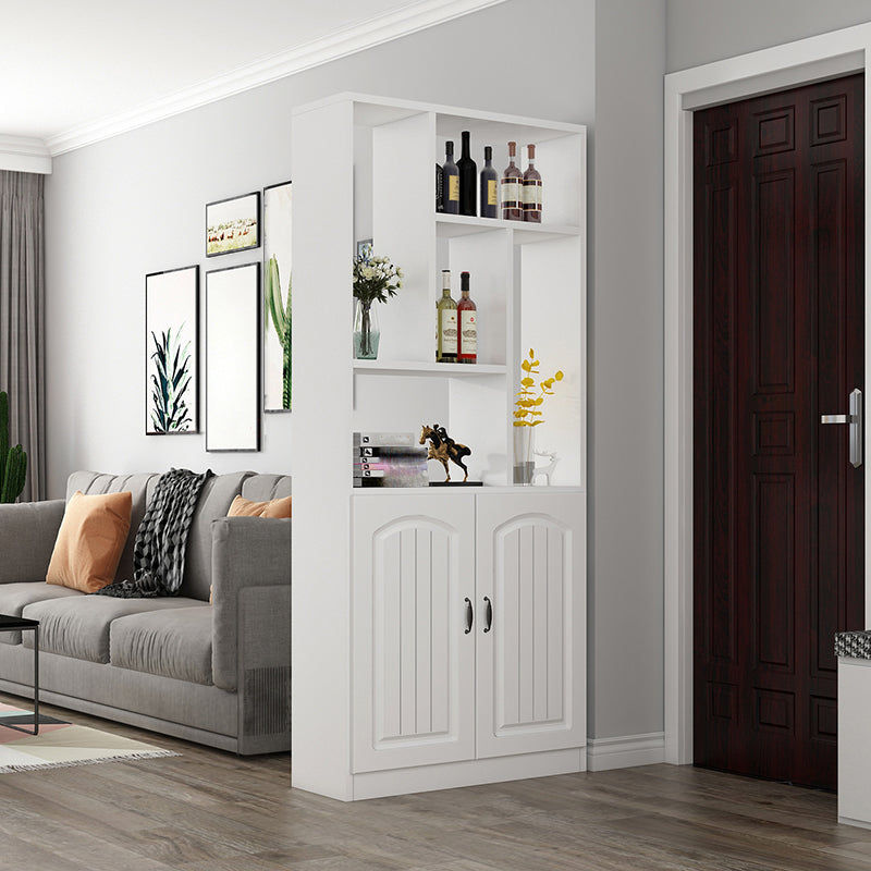 Modern Cabinet Water Resistant Wood Accent Cabinet with Doors