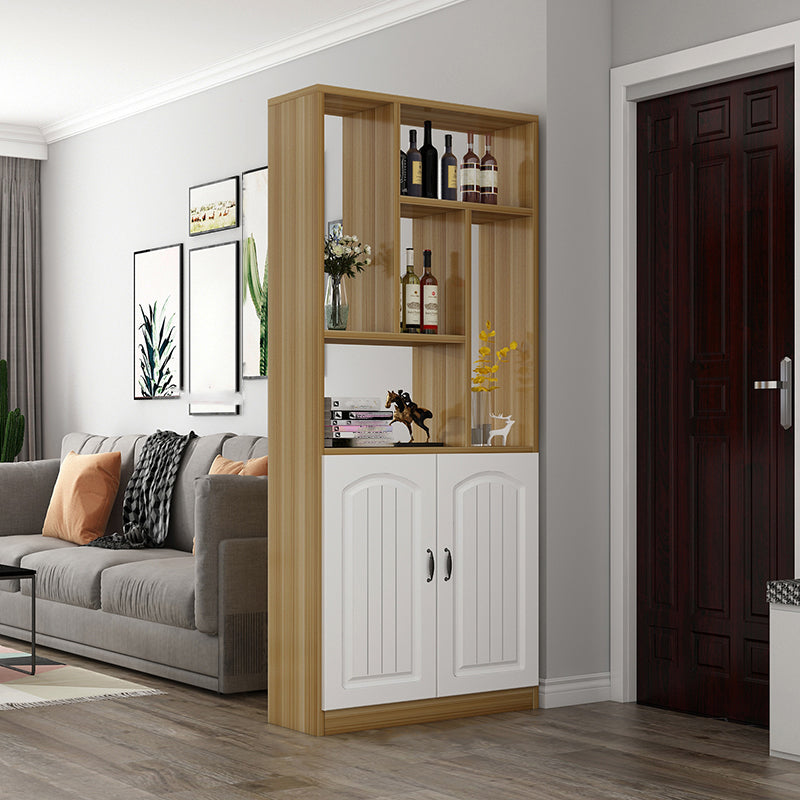 Modern Cabinet Water Resistant Wood Accent Cabinet with Doors
